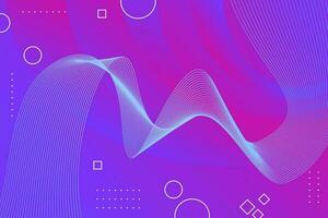 Purple gradient abstract geometric background vector