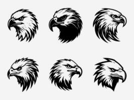 águila logo diseño ilustración vector
