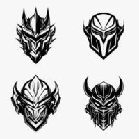 Guardian Shield Logo  Forge a powerful brand identity with an armor inspired illustration that symbolizes protection and security. vector