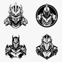 Armored Identity  Unleash the essence of resilience and fortitude in your brand with an impactful logo featuring an intricate armor illustration. vector