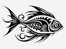 Dynamic and bold tribal tattoo design element, representing strength, unity, and the timeless artistry of indigenous cultures vector