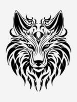 animal tribal tatuaje diseño elemento vector