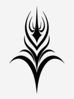 Authentic and intricate tribal tattoo design element, adding a touch of cultural significance and symbolism to your artwork vector