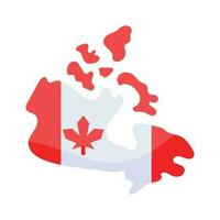 An amazing vector of canadian map in modern style, ready to use icon