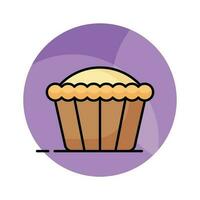 Creatively designed vector of butter tart in modern style, ready to use icon