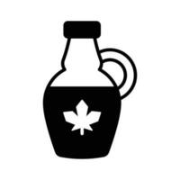 Customizable vector of maple syrup in modern style, ready to use icon