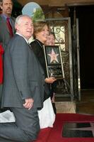 LOS ANGELES  AUGUST 5 Emma Thompson  Tom LeBonge at the Hollywood Walk of Fame Ceremony for Emma Thompson at Hollywood Walk of Fame on August 5 2010 in Los Angeles CA photo