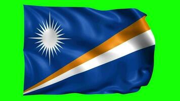 3D Flag Animation of MarshallIslands video