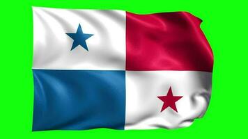 3d Flagge Animation von Panama video