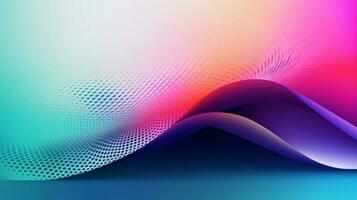 Abstract gradient mesh background, colorful wavy background photo