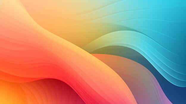 Abstract gradient background, gradient mesh, wavy gradient photo