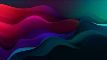 Abstract gradient background, gradient mesh, wavy gradient photo