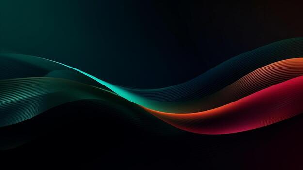 Abstract gradient background, gradient mesh, wavy gradient photo