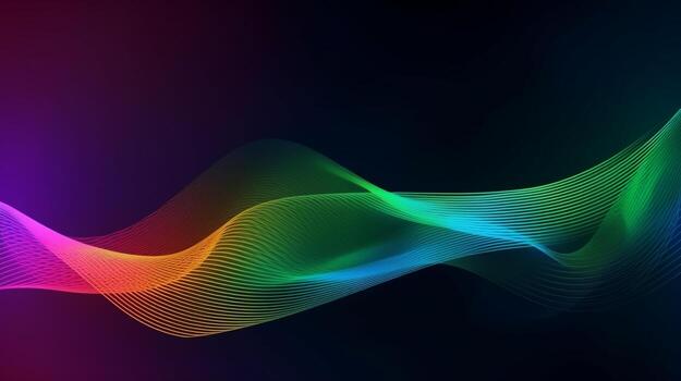 Abstract gradient background, gradient mesh, wavy gradient photo