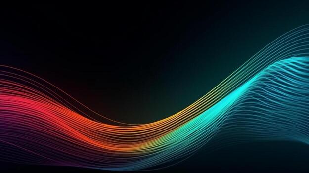 Abstract gradient background, gradient mesh, wavy gradient photo