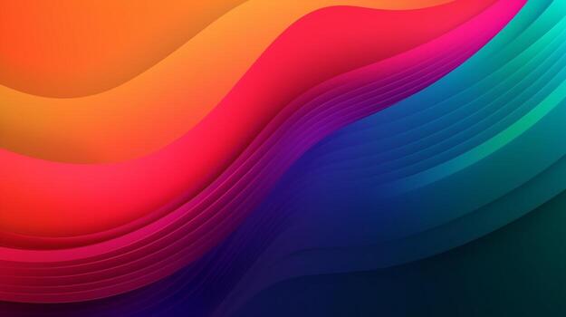 Abstract gradient background, gradient mesh, wavy gradient photo