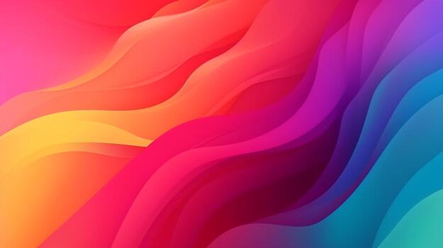 Abstract gradient background, gradient mesh, wavy gradient photo