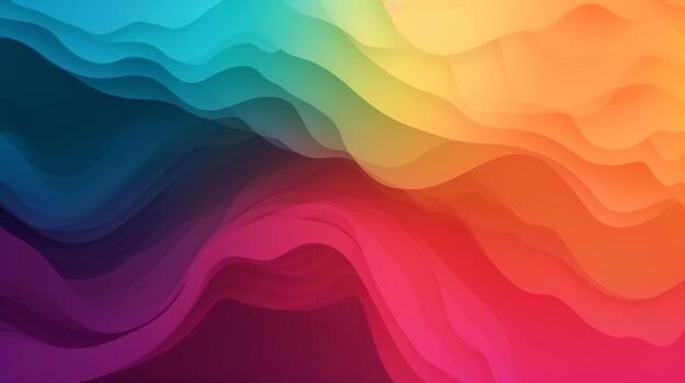Abstract gradient background, gradient mesh, wavy gradient photo