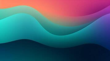 Abstract gradient background, gradient mesh, wavy gradient photo