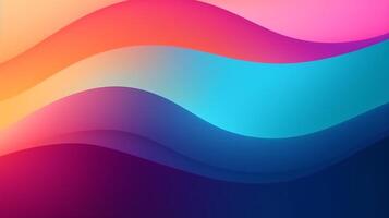 Abstract gradient background, gradient mesh, wavy gradient photo