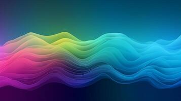 Abstract gradient background, gradient mesh, wavy gradient photo