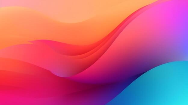 Abstract gradient background, gradient mesh, wavy gradient photo