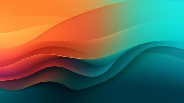 Abstract gradient background, gradient mesh, wavy gradient photo