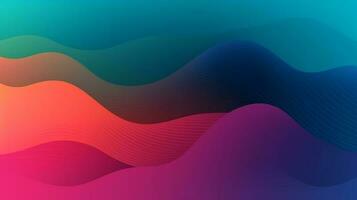 Abstract gradient background, gradient mesh, wavy gradient photo