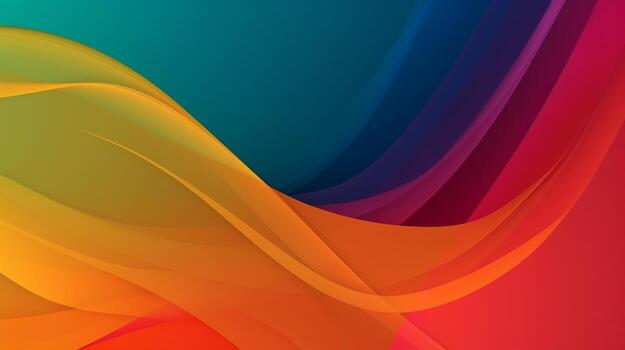 Abstract gradient background, gradient mesh, wavy gradient photo