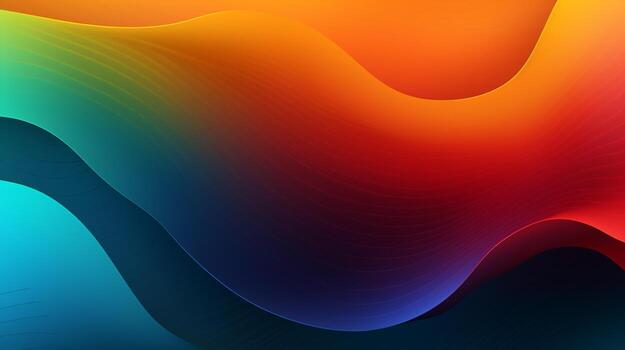 Abstract gradient background, gradient mesh, wavy gradient photo