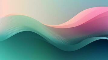 Abstract gradient background, gradient mesh, wavy gradient photo