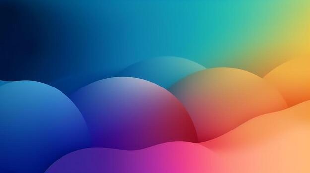 Abstract gradient background, gradient mesh, wavy gradient photo