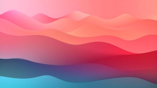 Abstract gradient background, gradient mesh, wavy gradient photo