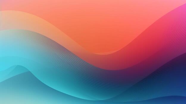 Abstract gradient background, gradient mesh, wavy gradient photo