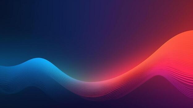 Abstract gradient background, gradient mesh, wavy gradient photo