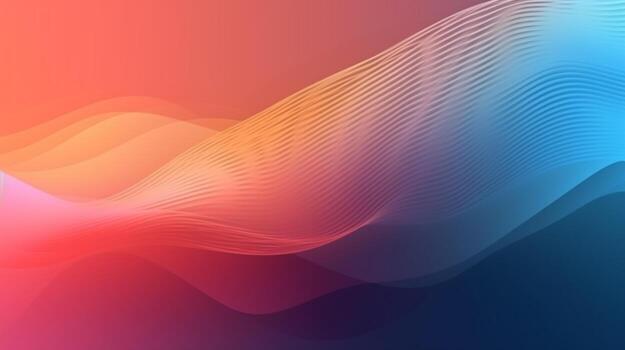 Abstract gradient background, gradient mesh, wavy gradient photo