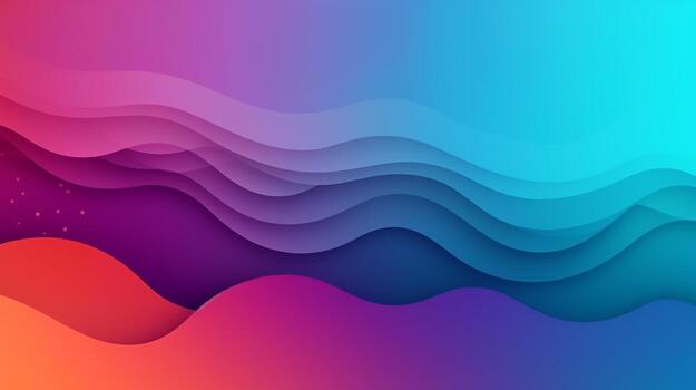 Abstract gradient background, gradient mesh, wavy gradient photo