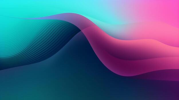 Abstract gradient background, gradient mesh, wavy gradient photo