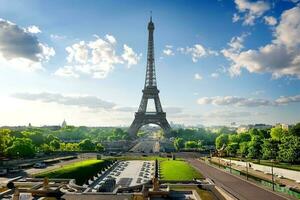 Eiffel Tower and Park photo