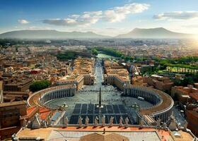 Aerial view on Vatican photo