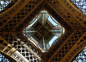 Eiffel Tower from below photo