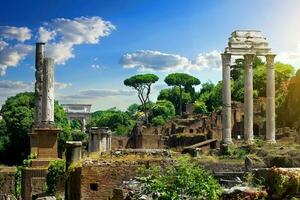 Ruined Roman Forum photo