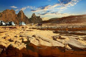 Trip to Egyptian desert photo