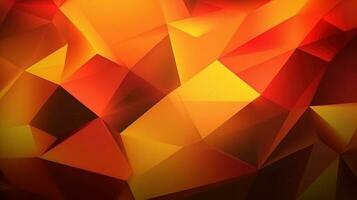 Yellow orange red abstract background for design, gemoetric shapes photo