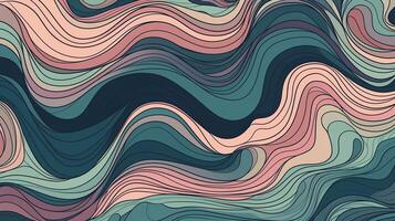 illustration background with squiggly lines seamless pattern photo