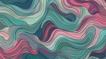 illustration background with squiggly lines seamless pattern photo