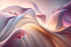 Soft smooth abstract background in pastel pink colors. photo