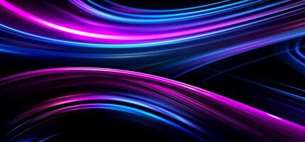 Abstract vibrant background with wavy lines. photo