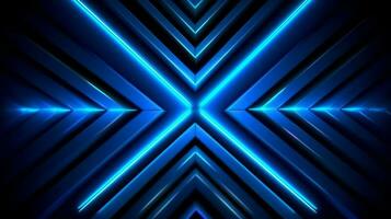 Abstract blue background with lines photo