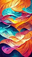 Gradient blob abstract glow background illustration Content by Midjourney photo